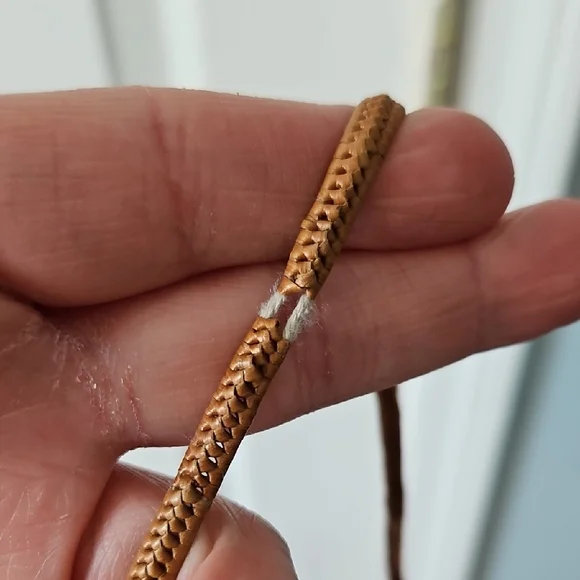 TLC Tan Woven Crossbody Bag - Picture 4 of 4